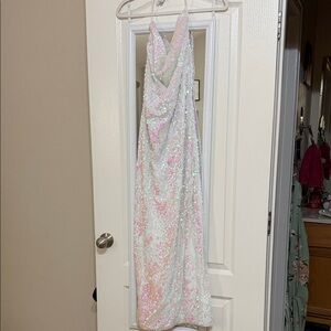 Fashion Nova Iridescent Sequin Dress